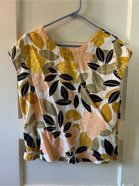 Rachel Zoe Linen Floral Top